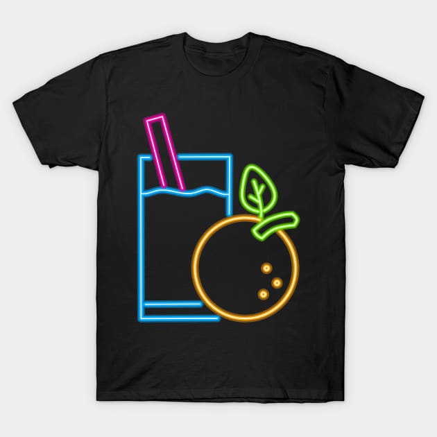 Orange Juice Line Light T-Shirt by Arie store